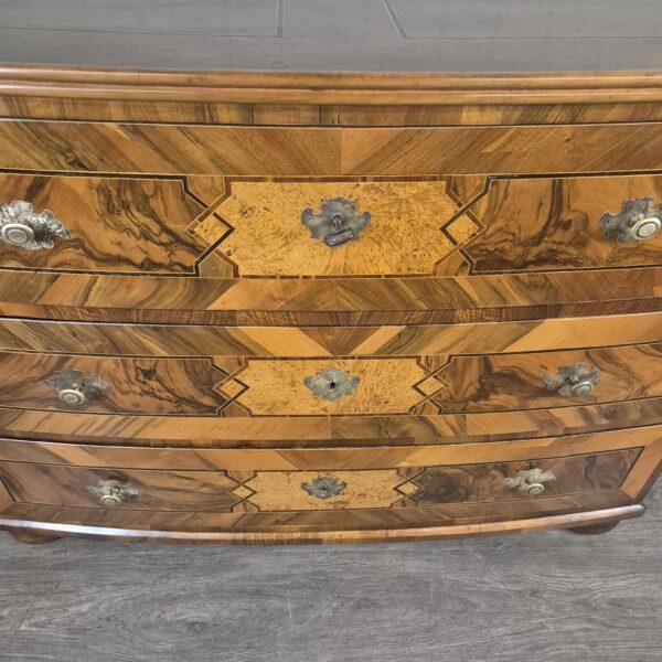Chest of Drawers Baroque 1770 Walnut - Image 5