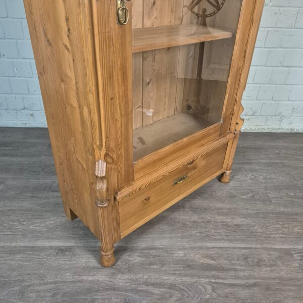 Display Case Louis Philippe 1860 Pine - Image 5