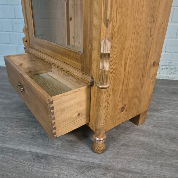 Display Case Louis Philippe 1860 Pine - Image 11