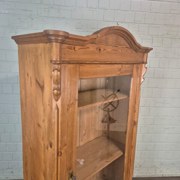 Display Case Louis Philippe 1860 Pine - Image 3