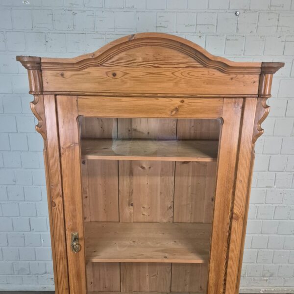 Display Case Louis Philippe 1860 Pine - Image 7