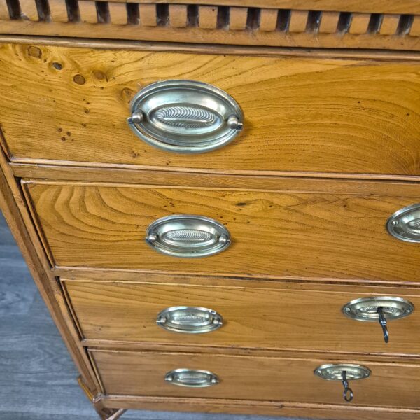 Chest of Drawers Empire 1790 Ash Wood - Image 8