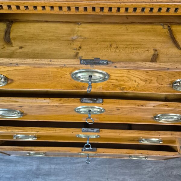 Chest of Drawers Empire 1790 Ash Wood - Image 13