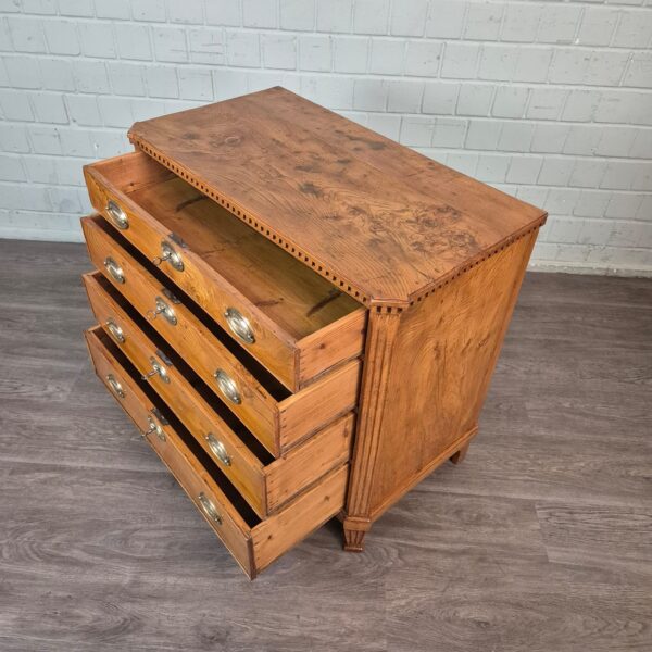 Chest of Drawers Empire 1790 Ash Wood - Image 12