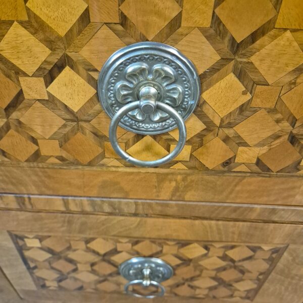 Chest of Drawers Biedermeier 1820 Walnut - Image 6