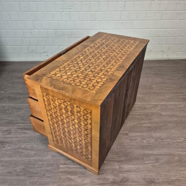 Chest of Drawers Biedermeier 1820 Walnut - Image 11
