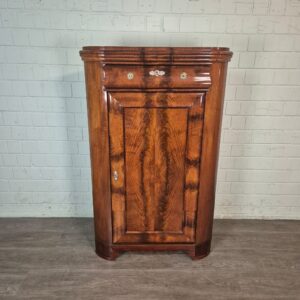Corner Cabinet Biedermeier 1840 Mahogany