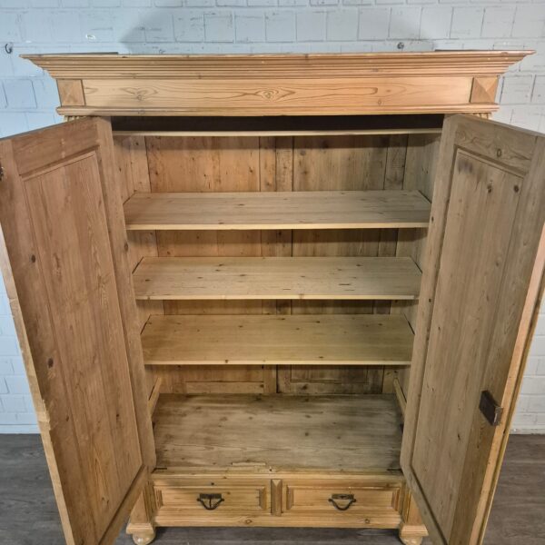 Wardrobe Gründerzeit 1880 Pine - Image 8
