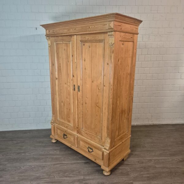 Wardrobe Gründerzeit 1880 Pine - Image 3