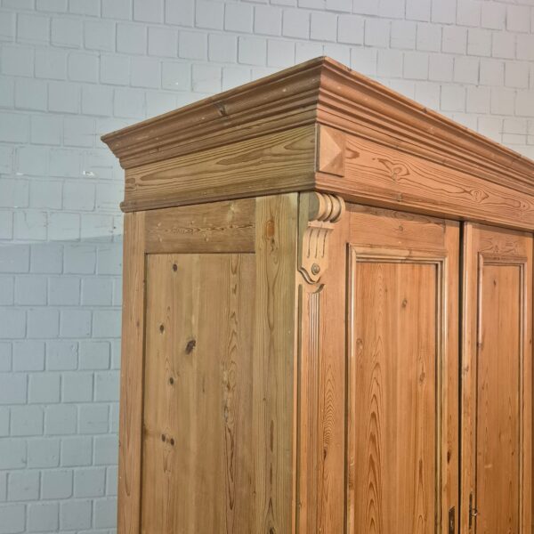 Wardrobe Gründerzeit 1880 Pine - Image 4