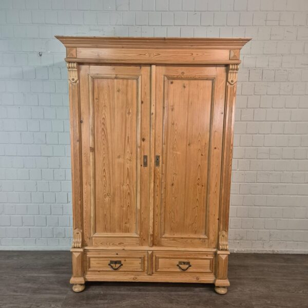 Wardrobe Gründerzeit 1880 Pine - Image 2