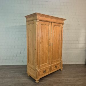 Wardrobe Gründerzeit 1880 Pine