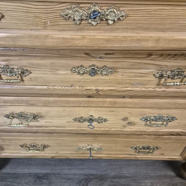 Chest of Drawers Gründerzeit 1880 Pine - Image 6