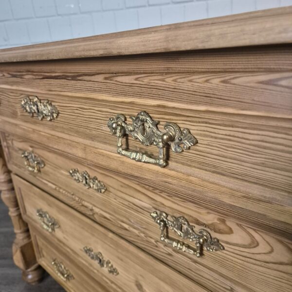 Chest of Drawers Gründerzeit 1880 Pine - Image 5