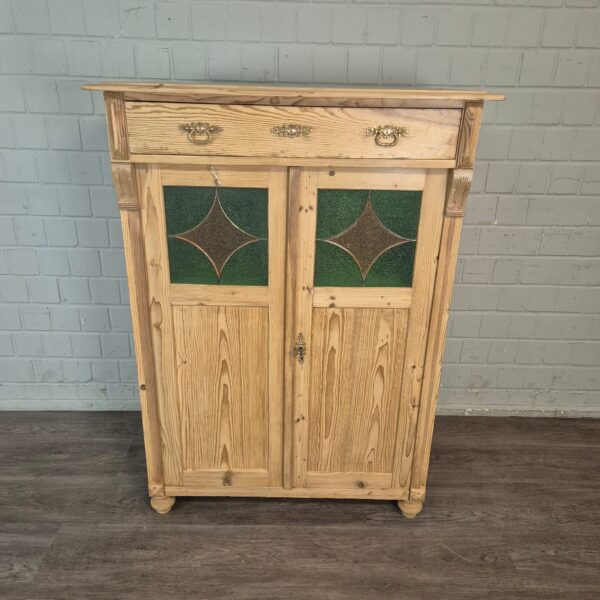 Vertiko Jugendstil 1900 Pine - Image 2