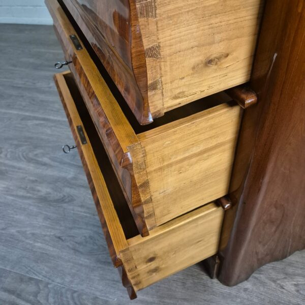 Chest of Drawers Biedermeier 1840 Mahogany - Image 10