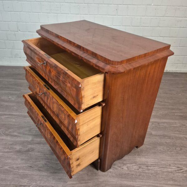 Chest of Drawers Biedermeier 1840 Mahogany - Image 9