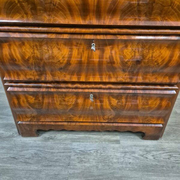 Chest of Drawers Biedermeier 1840 Mahogany - Image 7