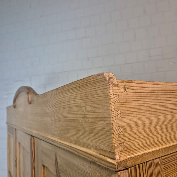 Wardrobe Jugendstil 1900 Pine - Image 6