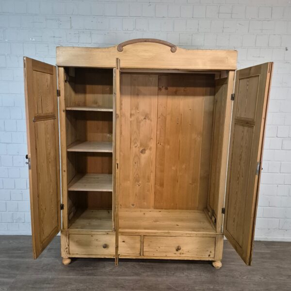 Wardrobe Jugendstil 1900 Pine - Image 9