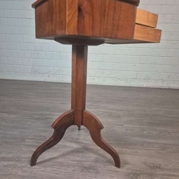 Sewing Table Biedermeier 1830 Mahogany - Image 14