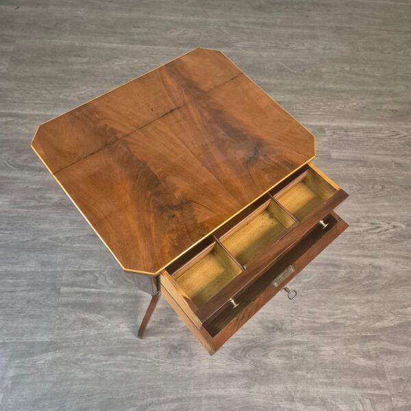 Sewing Table Biedermeier 1830 Mahogany - Image 7