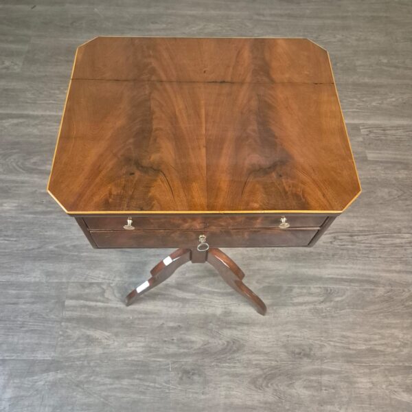 Sewing Table Biedermeier 1830 Mahogany - Image 3