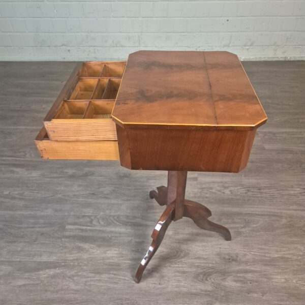 Sewing Table Biedermeier 1830 Mahogany - Image 10