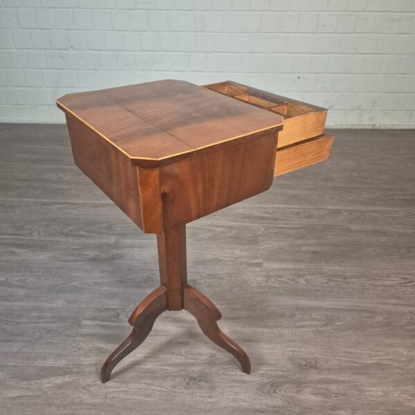 Sewing Table Biedermeier 1830 Mahogany - Image 12