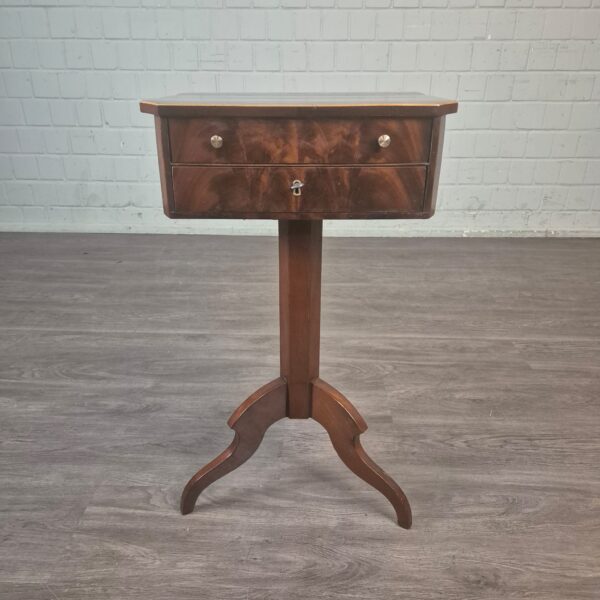 Sewing Table Biedermeier 1830 Mahogany - Image 2