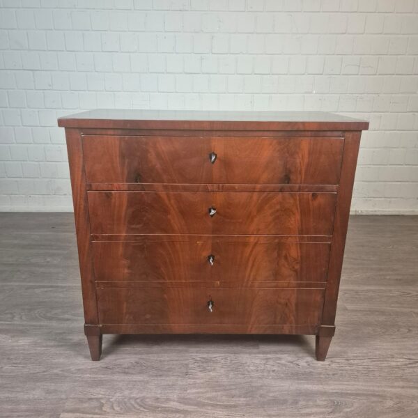 Chest of Drawers Biedermeier 1850 Mahogany - Image 2