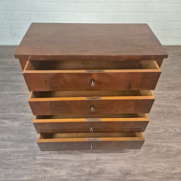 Chest of Drawers Biedermeier 1850 Mahogany - Image 7