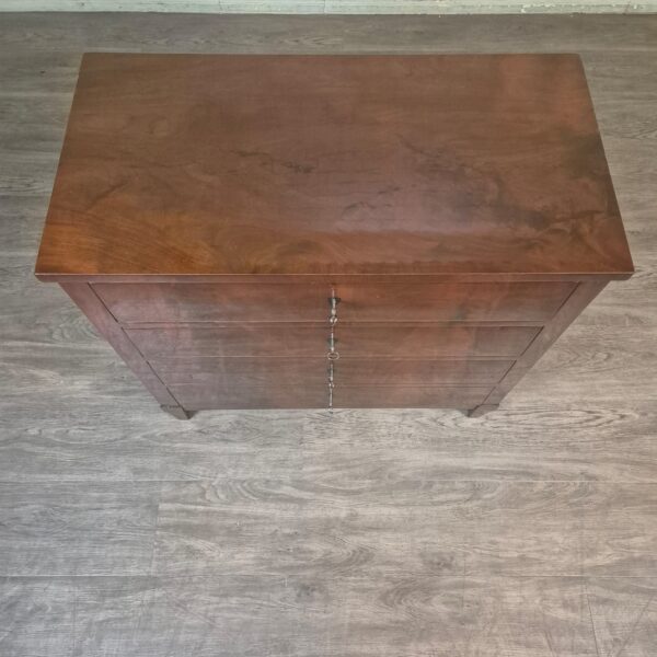 Chest of Drawers Biedermeier 1850 Mahogany - Image 3