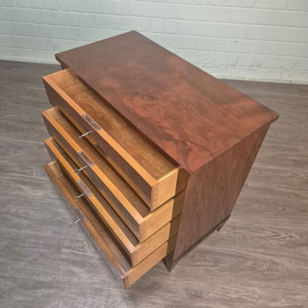Chest of Drawers Biedermeier 1850 Mahogany - Image 10
