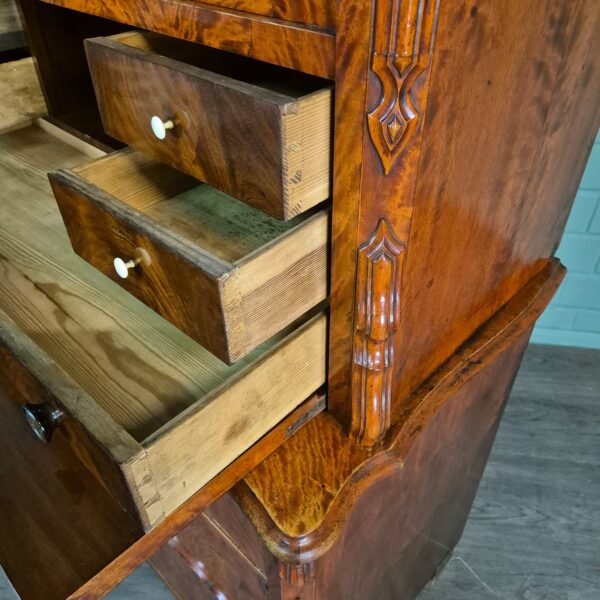 Secretary Louis Philippe 1860 Birch Wood - Image 21