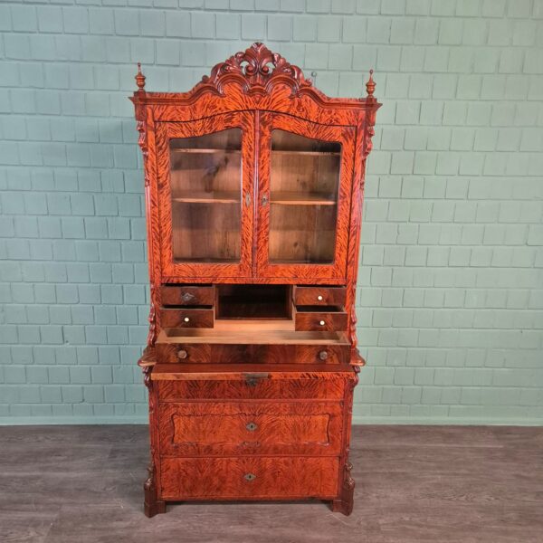 Secretary Louis Philippe 1860 Birch Wood - Image 16