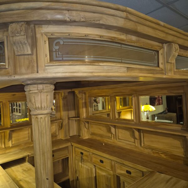 Corner Bar Teak 2,60 m - Image 9
