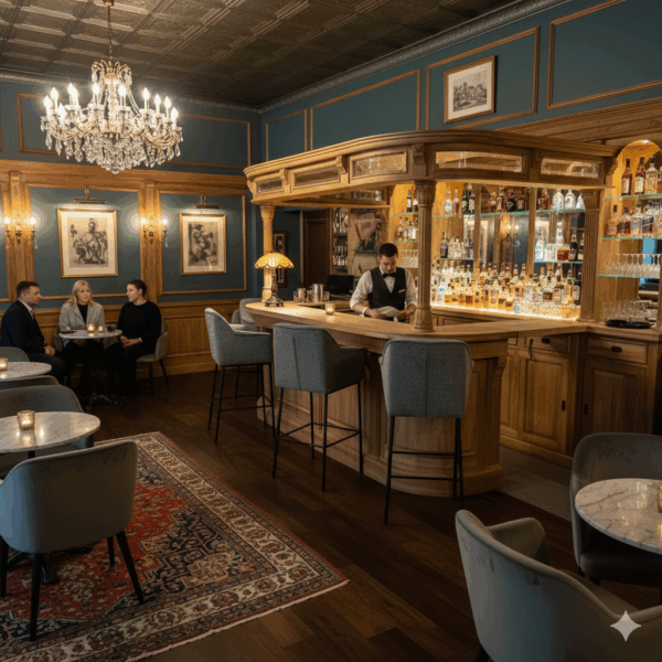 Corner Bar Teak 2,60 m - Image 2