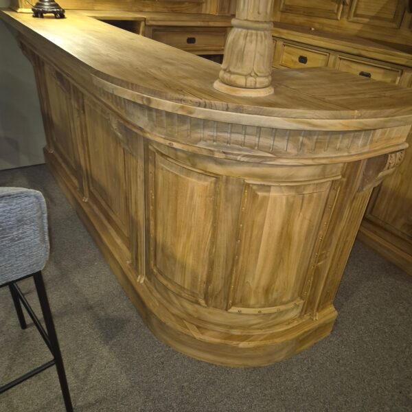 Corner Bar Teak 2,60 m - Image 10