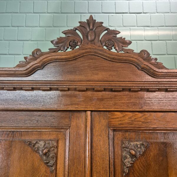 Wardrobe Gründerzeit 1880 Oak - Image 8