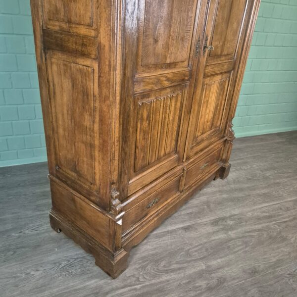 Wardrobe Gründerzeit 1880 Oak - Image 5