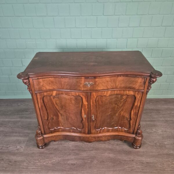 Sideboard Biedermeier 1850 Mahogany - Image 2