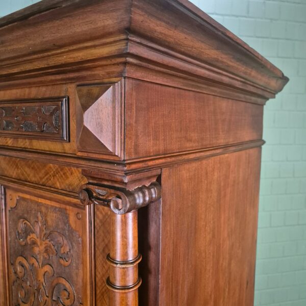 Wardrobe Gründerzeit 1880 Walnut - Image 10