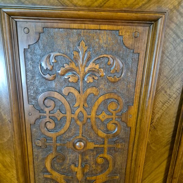 Wardrobe Gründerzeit 1880 Walnut - Image 6