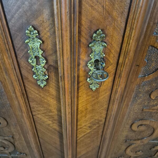 Wardrobe Gründerzeit 1880 Walnut - Image 7