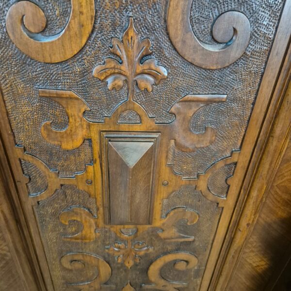 Wardrobe Gründerzeit 1880 Walnut - Image 8