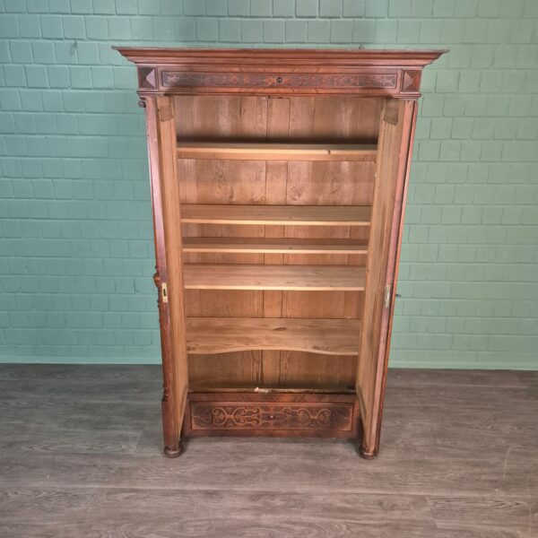 Wardrobe Gründerzeit 1880 Walnut - Image 11