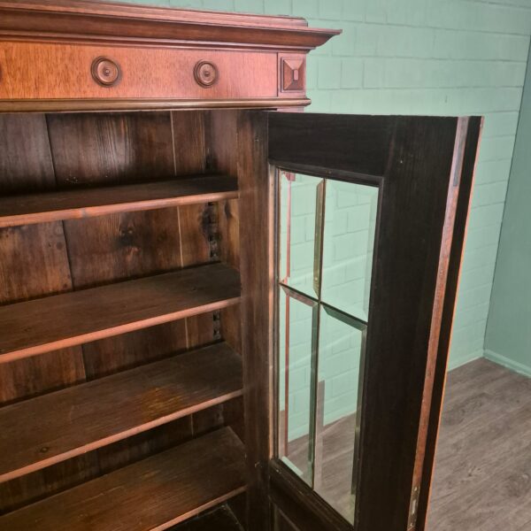 Display Case Jugendstil 1900 Walnut - Image 13