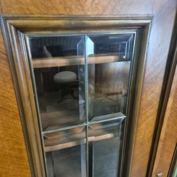 Display Case Jugendstil 1900 Walnut - Image 7