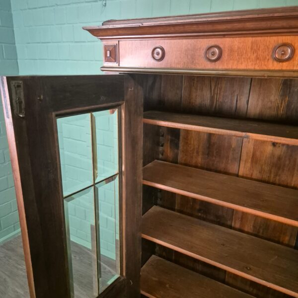 Display Case Jugendstil 1900 Walnut - Image 10